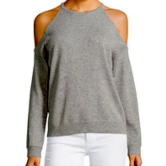 Theory Sweaters - Theory Toleema B Cold Shoulder Cashmere Sweater